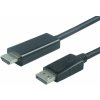 PremiumCord DisplayPort 1.2 na HDMI 2.0, 1m kportadk04-01