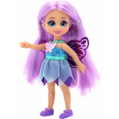 Funville Dreameez mini víla v kornútku fialové vlásky