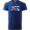 Slovenské hory - Klasické pánske tričko vyššej gramáže - 4XL ( Kráľovská modrá )