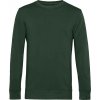 B&C | Inspire Crew Neck, Pánska mikina, zelená forest, 3XL