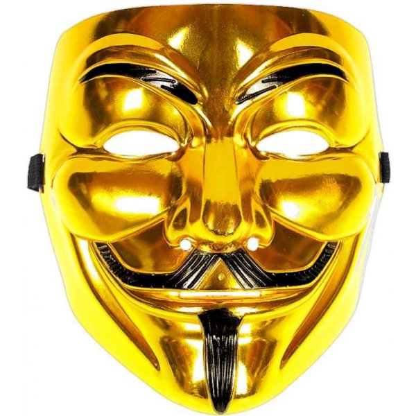 Anonymous maska Vendeta zlatá od 4,9 € - Heureka.sk