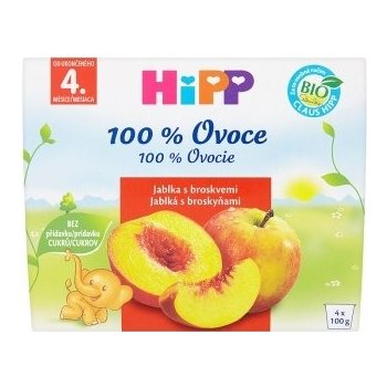 HiPP jablká s brosyňou 4 x 100 g