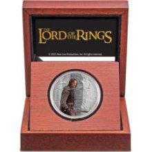New Zealand Mint strieborná minca Lord of the Rings Aragorn 2021 1 Oz