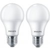 PHILIPS Lighting 8719514471115 LED žiarovka CorePro A60, E27, 10W/75W, 1055lm 2700K, biela, 2 ks v balení