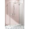 RADAWAY ESSENZA PRO KDJ 90cm pravé dvere do kombinácie / sprchový kút rohový, profil chróm, sklo číre, 10097090-01-01R