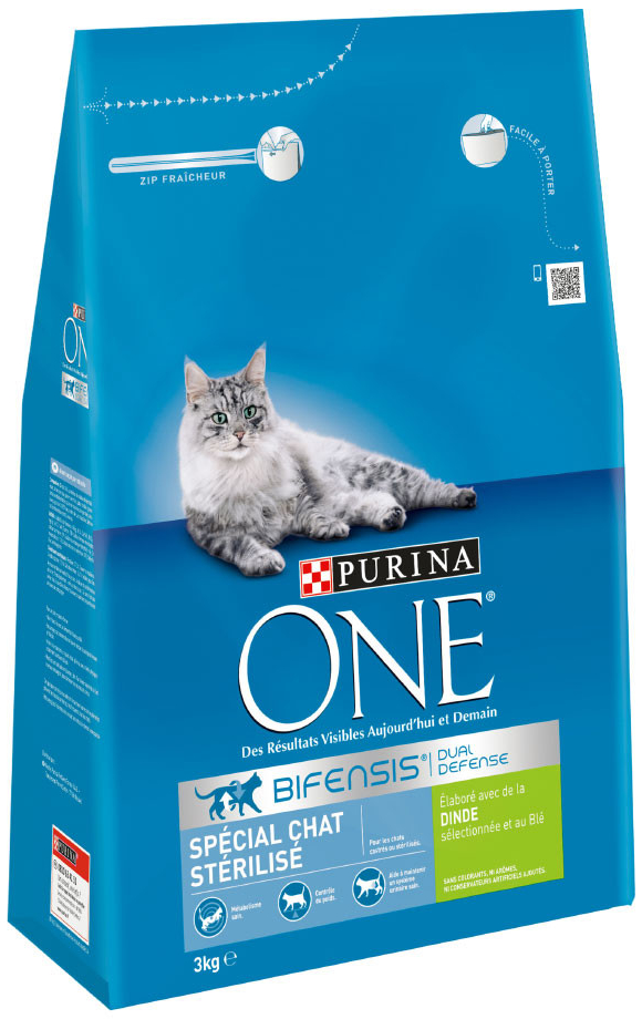 Purina ONE Sterilized morčacie 3 kg