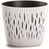 Prosperplast Kvetináč SANDY ROUND DSR260 26,2 cm, biely