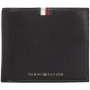 Pánska kožená peňaženka Tommy Hilfiger - TH Corp Flap And Coin Pocket 3 /Black - BDS/002 Black (TH)
