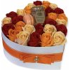 Darčekový flower box v tvare srdca Birgie
