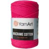 Špagát Macrame Cotton Neónová ružová 803