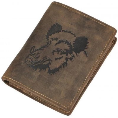 GREENBURRY 1701 Diviak | kožená peňaženka hnedá
