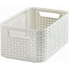 Curver úložný box RATTAN style2 S krémová