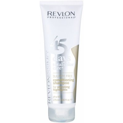 Revlon Professional Revlonissimo Color Care šampón a kondicionér 2 v 1 pre melírované a biele vlasy bez sulfátov 275 ml