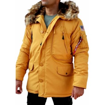 Alpha Industries Polar jacket pánska zimná bunda wheat žltá od 202,43 € -  Heureka.sk