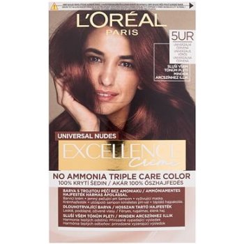 L'Oréal Paris Excellence Creme Triple Protection barva na vlasy na barvené vlasy na všechny typy vlasů 5UR Universal Red 48 ml