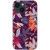 Picasee Fashion Case pre Apple iPhone 13 mini - Purple Leaf