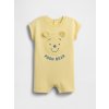 Baby overal Gap × Macko Pú VintageSoft Žltá 12-18M Žltá Žltá