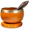 Authentic Tibetská miska oranžová 220g Svadistana (sakrálna sacral) chakra
