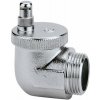 CALEFFI Odvzdušňovací ventil automatický radiátorový AERCAL, rohový 1/2
