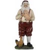 Clayre & Eef Dekorácia Santa s prasiatkom - 11*9*27 cm - Clayre & Eef