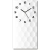 Nástenné hodiny tiché Geometrické pozadie 30x60 cm
