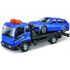 Bburago 1:43 STR FIRE Flatbed Tow Truck, w/Audi A6 Avant