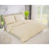 Kvalitex Francúzske krepové obliečky - 220x200cm + 2x 70x90cm - SMOTANOVÉ
