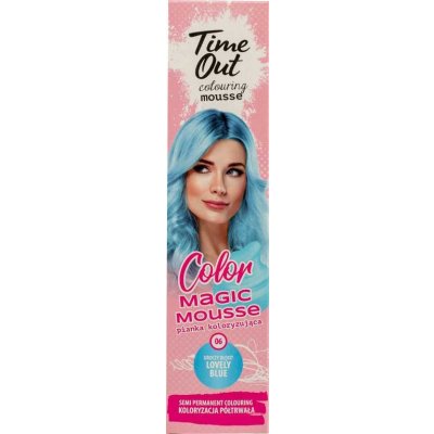 Time Out LOVELY BLUE 06 farbiaca pena na vlasy 75 ml