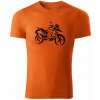 T-ričko BMW G310GS pánske tričko Farba trička: Oranžová, Veľkosť: M