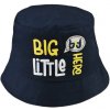 Letní jarní klobouček Baby Nellys Big Little Hero granát
