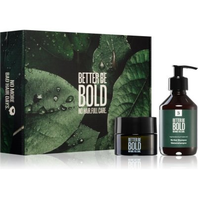 Better Be Bold Gift Box matný krém na plešinu 50 ml + šampón pre mužov bez vlasov 200 ml kozmetická sada
