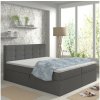 Čalúnená posteľ EMBER 180x200 cm s matracmi, topperom a úložným priestorom antra MF0009 + záruka 3 roky zadarmo + záruka 3 roky zadarmo