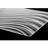 DIMEX | Plexisklo za kuchynskú linku PGT-06040-103 | 60 x 40 cm Strieborné vlny + Plexisklo za kuchynskú linku DIMEX v rozmere 60 x 40 cm, Strieborné vlny + Lepidlo zadarmo