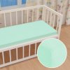 Detské froté napínacie prestieradlo do postieľky FR-034 Mintové 60 x 120 x 10 cm - do postieľky