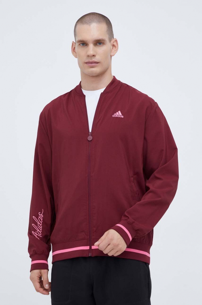 adidas bunda pánsky bordová prechodná HY1286