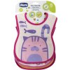 CHICCO Podbradník bavlnený nepremokavý- pink 2ks, 6m+ 16301.12