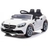 Beneo Elektrické autíčko Mercedes-Benz SLC 12V, biela (Koženkové sedadlo, 2,4 GHz diaľkové ovládanie, USB / AUX Vstup, Zadné odpruženie, LED Svetlá, Mäkké EVA kolesá, 2 X 30W MOTOR, ORIGINÁL licencia)