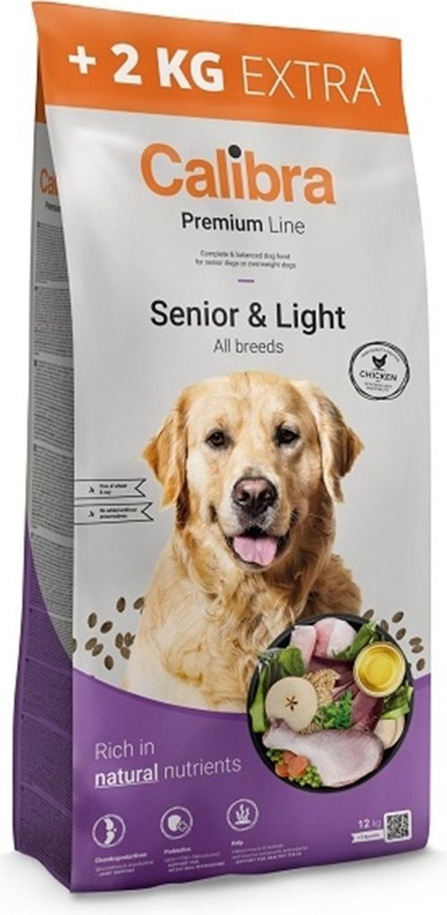 Calibra dog premium line Senior Light chicken 12 kg