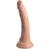 Realistické dildo s prísavkou King Cock Elite Dual Density 7