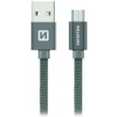 Swissten 71522202 USB - microUSB, 1,2m, šedý