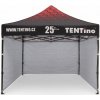 TENTino PROMO nožnicový stan 3x3 m STEEL s potlačenou STRECHOU Farba opláštenia: 5A - ŠEDÁ, Počet bočních plachet: konstrukce + střecha TENTino + 2x boční strana