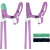 Skippi kantár pre Hobby Horse – náčelník, 2 vymeniteľné kožušiny – levanduľová