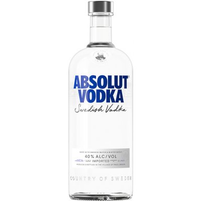 Absolut Vodka 40% 1 l (čistá fľaša)