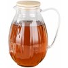 4Home Sklenený džbán Hot&Cool Juicy s bambusovým viečkom, 1,5 l
