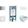 Geberit SET Duofix 111.300.00.5 +WCzávesné Id.Stand. QUARZO+sed.termopl +Sigma01 ChrómLesk 111.300.00.5 NR2