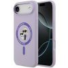 Karl Lagerfeld Liquid Silicone Karl and Choupette MagSafe Zadní Kryt pro iPhone Air Purple KLHMP17MSCMKCRHU (KLHMP17MSCMKCRHU)