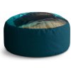 Sablio Taburet Circle Vrak drevenej lode na dne mora: 38x48 cm
