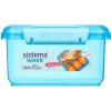 Sistema Delený desiatový box Lunch Plus 1,2 l, modrá