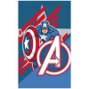 Carbotex · Detský uterák Avengers - motív Kapitán Amerika - 100% bavlna - 30 x 50 cm