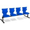 Entelo štvormiestna plastová lavica Bench4